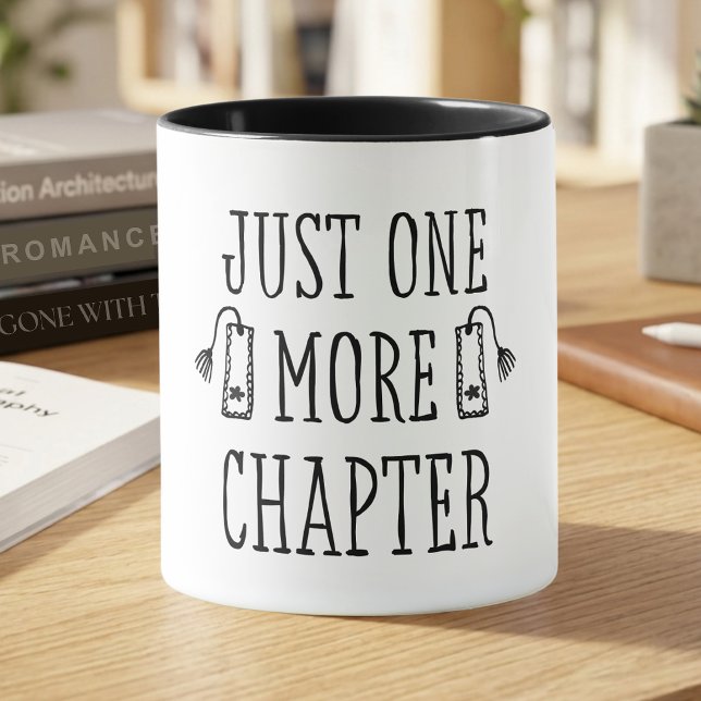 Book Lover Just One More Chapter Gift Mug (Creator Uploaded)