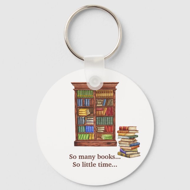 Book Lover Keychain | Editable Text (Front)