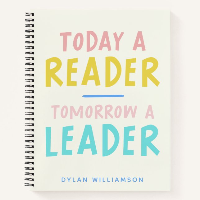 Book Lover Kids Teacher Reading Quote Custom Name (Front)