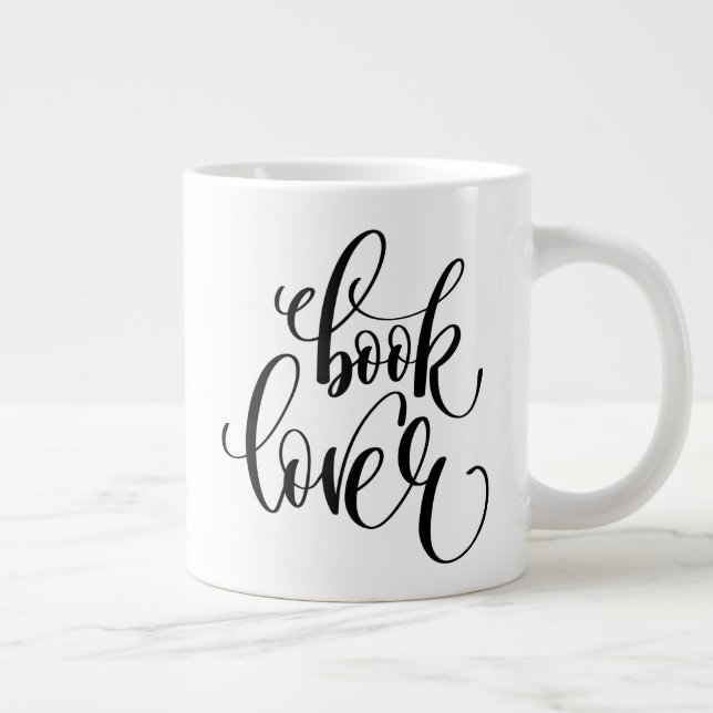 Book Lover Large Coffee Mug (Right)