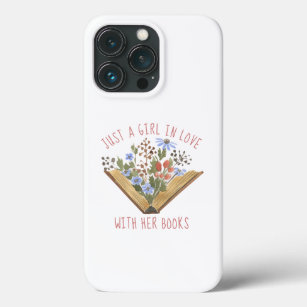 Book Lover Open Book With Flowers iPhone 13 Pro Case