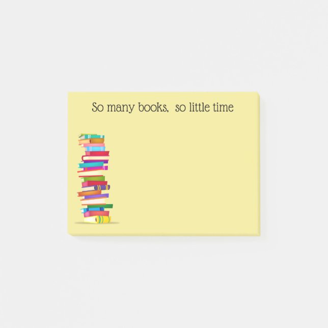 Book Lover Post-It Notes (Front)