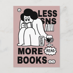 Book Lover Postcard