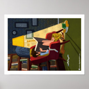 Book lover poster