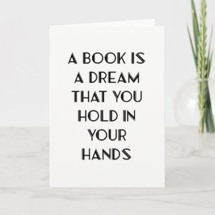Book Lover Quote Greeting Card