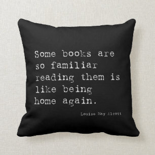 Book Lover Quote Reading Librarian Writer Cushion