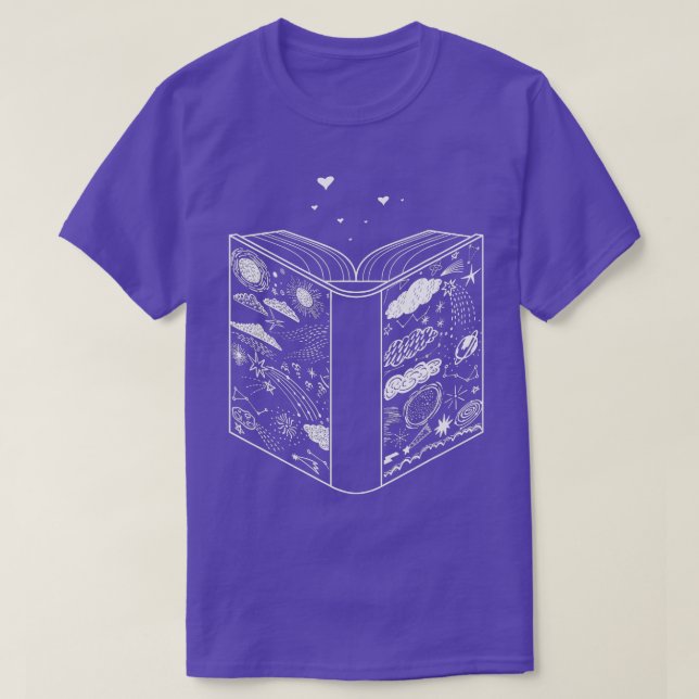 Book Lover Reader Bookworm Reading  T-Shirt (Design Front)