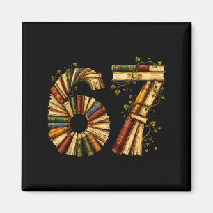 Book lover reading bookish book club librarian 67 magnet