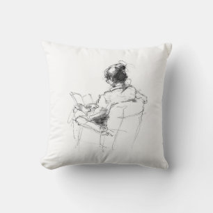 Book Lover Reading Moment – Cozy Reader Cushion