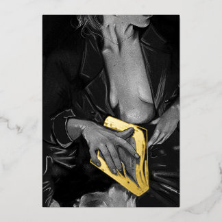 Book Lover Spicy Booktok Foil Art Card