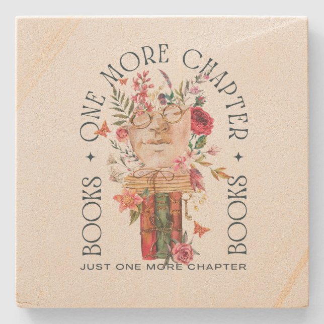 Book Lover  Stone Coaster (Front)