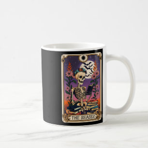Book Lover Tarot Card The Reader Mystic Funny Skel Coffee Mug