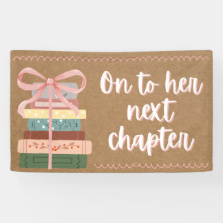 Book Lover Theme Bridal Shower Banner Decor