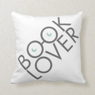 Book Lover Throw Pillow