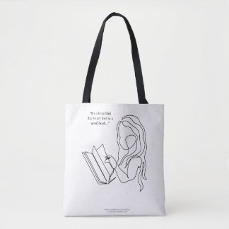 Book Lover Tote  Bag