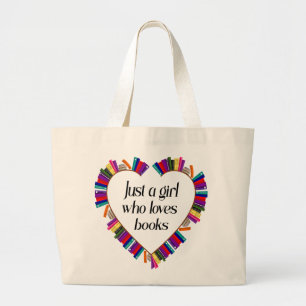 Book Lover Tote Bag