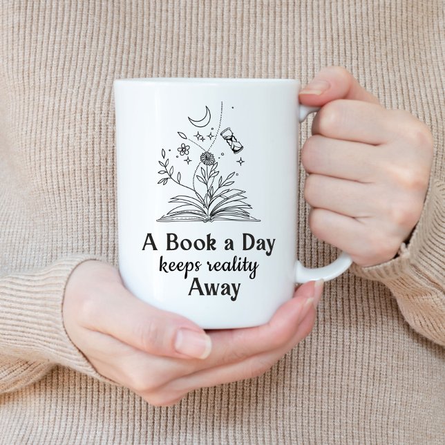 Book Lovers A Book a Day... Coffee Mug (Creator Uploaded)
