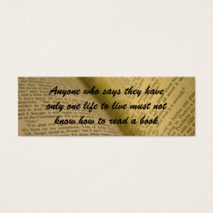 book lover's bookmark