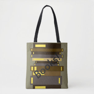 Book Lovers Books Stack Totes