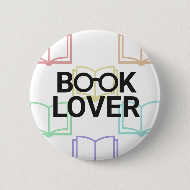 Book lover's button (Front)