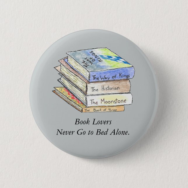 Book Lovers Button (Front)
