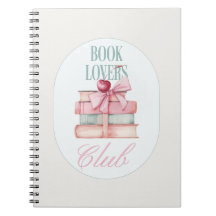 Book Lovers Club Notebook