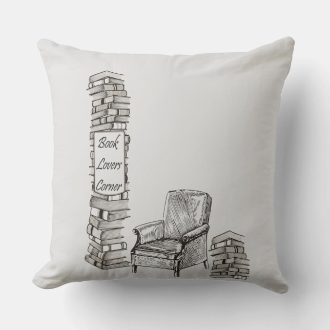 Book Lovers Corner Cushion (Front)