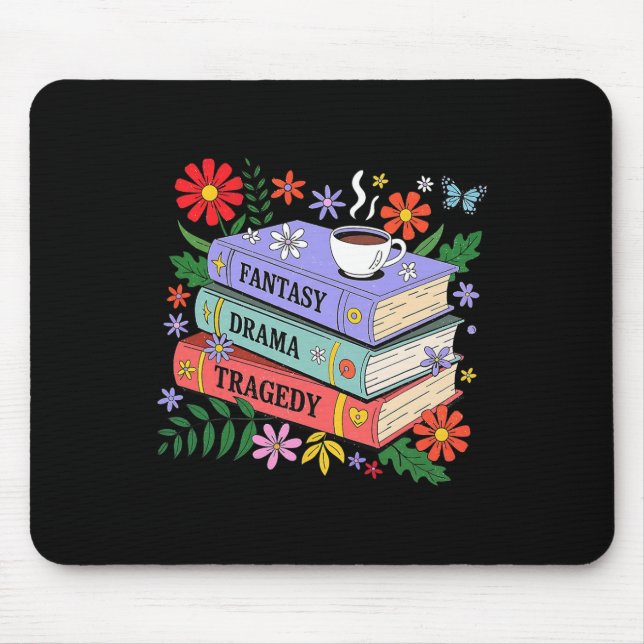Book Lovers Fantasy Drama Tragedy Subtle 8647 Trum Mouse Pad (Front)