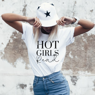 Book Lover's Hot Girls Read Tri-Blend Shirt