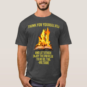 Book Lover's I Read Banned Books for Librarians, R T-Shirt