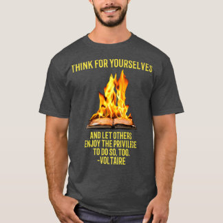 Book Lover's I Read Banned Books for Librarians, R T-Shirt
