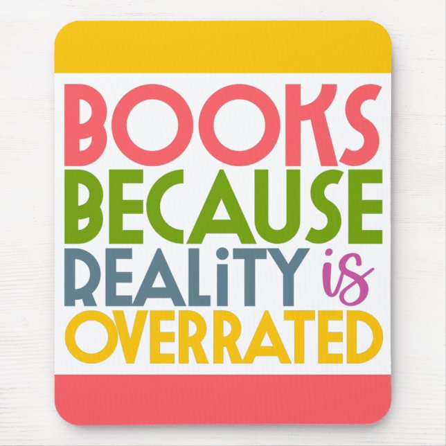 Book Lovers Mouse Pad (Front)