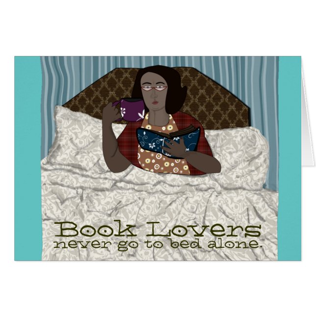 Book Lovers , never go to bed alone (Front Horizontal)