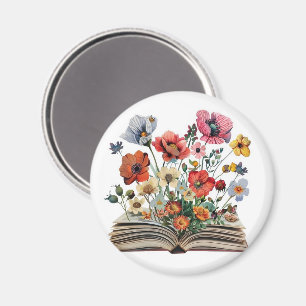 Book Lovers Readers Writers Bibliophiles Poets Magnet