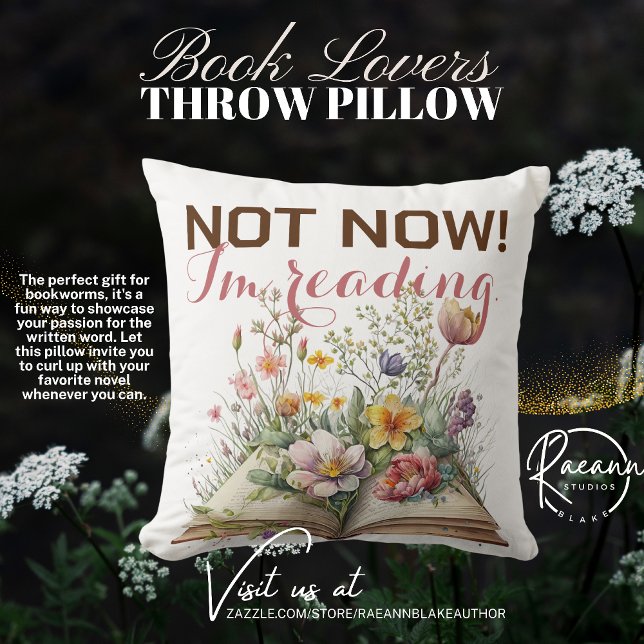 Book Lovers Throw Pillow (Creator Uploaded)
