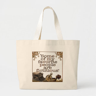 Book Lovers / Writers & Authors Large Tote Bag