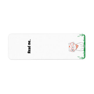 Book Marks Return Address Label
