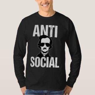 Book Nerd Gothic English Lit Edgar Allan Poe T-Shirt