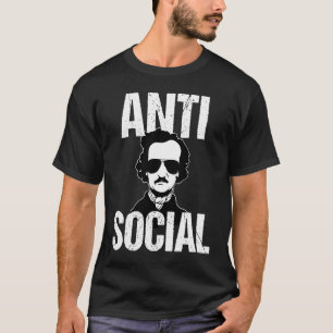 Book Nerd Gothic English Lit Edgar Allan Poe T-Shirt