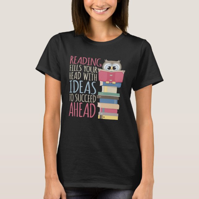Book Nerd Library & Librarian Reading Book Bookwor T-Shirt (Front)