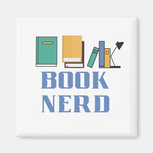 Book Nerd Magnet (Front)