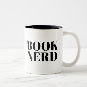 Book Nerd mug   Cute Book Lover Slogan Mug
