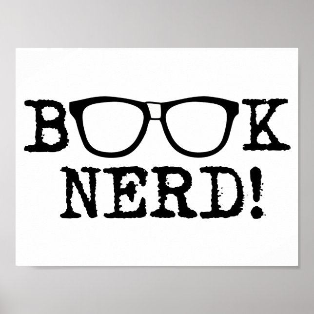 Book Nerd Poster (Front)