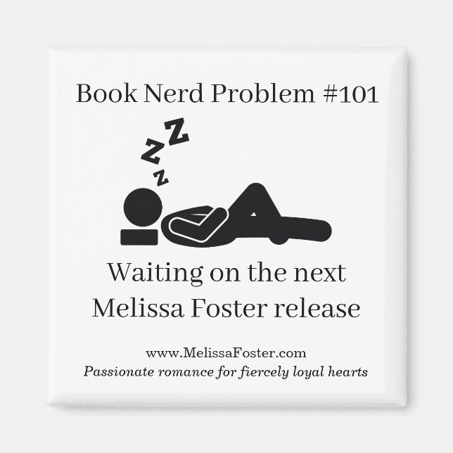 Book Nerd problem #101 Magnet (Front)