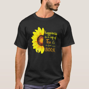 Book Nerd Tea Reader Sayings Girls Love Books T-Shirt