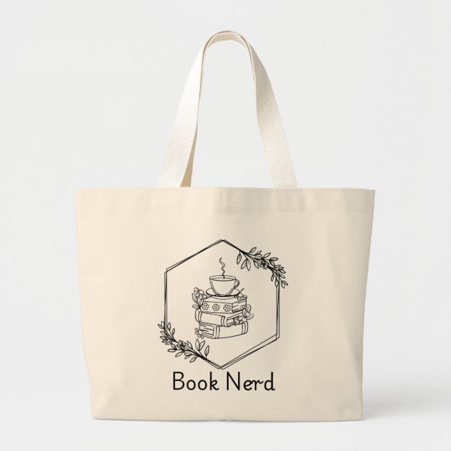 Book Nerd Tote (Front)