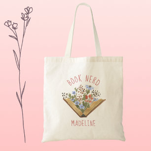 Book Nerd  Tote Bag