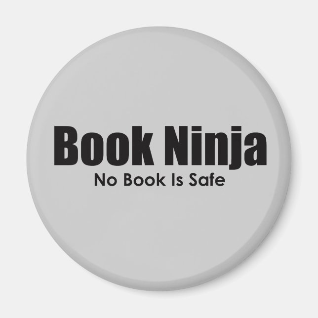 Book Ninja Magnet (Front)