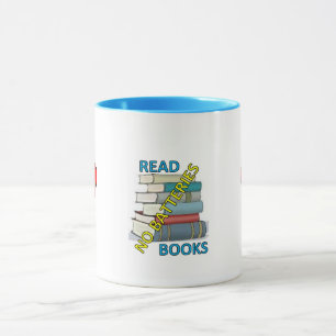 Book no battery mug