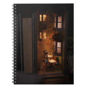 Book nook diorama - little cafe